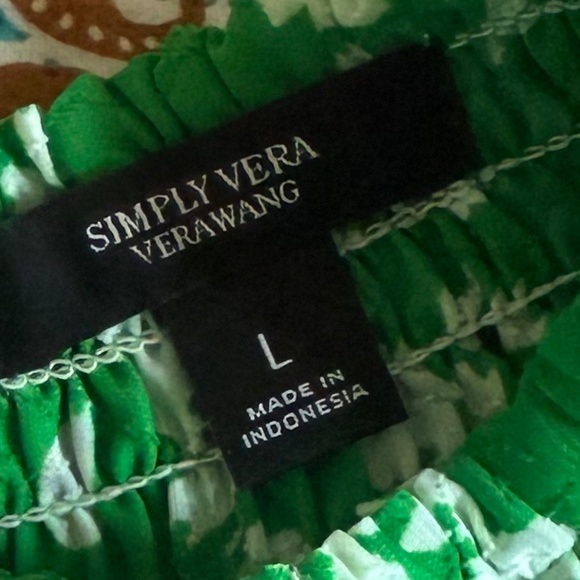 Simply Vera Wang Large Green Tank Dress- large - Picture 2 of 2